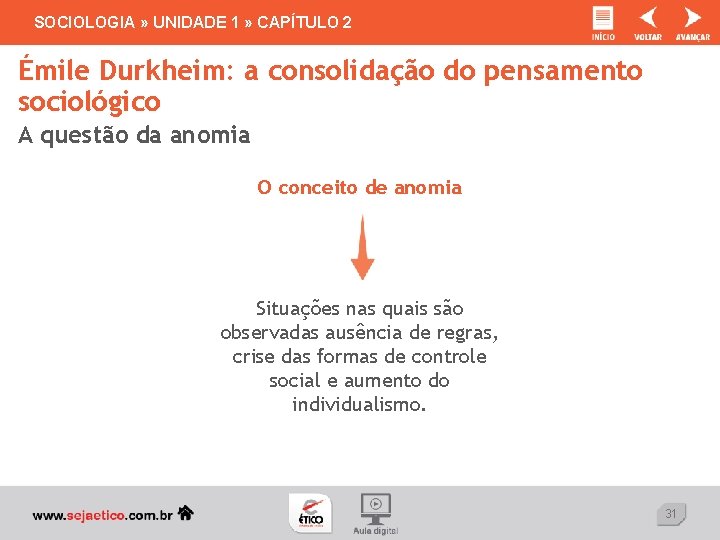 SOCIOLOGIA » UNIDADE 1 » CAPÍTULO 2 Émile Durkheim: a consolidação do pensamento sociológico