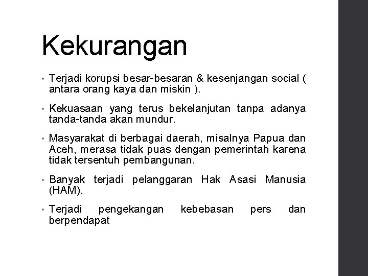 Demokrasi Pada Masa Orde Baru Kelompok 2 1