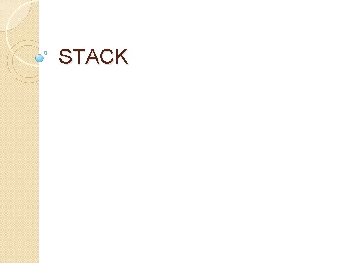 STACK 