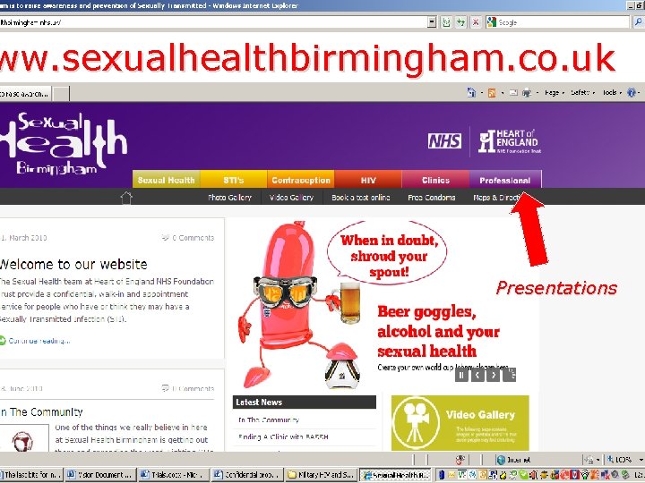 ww. sexualhealthbirmingham. co. uk Presentations 