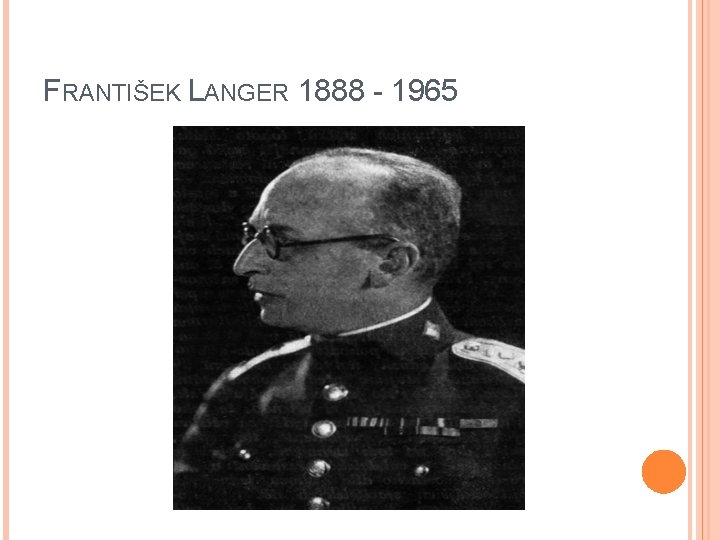 FRANTIŠEK LANGER 1888 - 1965 