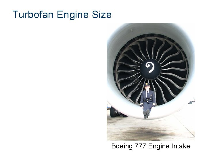 Turbofan Engine Size Boeing 777 Engine Intake 