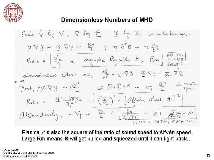Week 1 Lecture Notes Solar Physics Dynamics Of