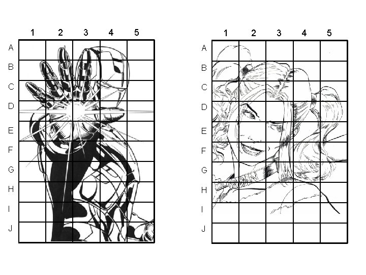 1 2 3 4 5 1 A A B B C C D D