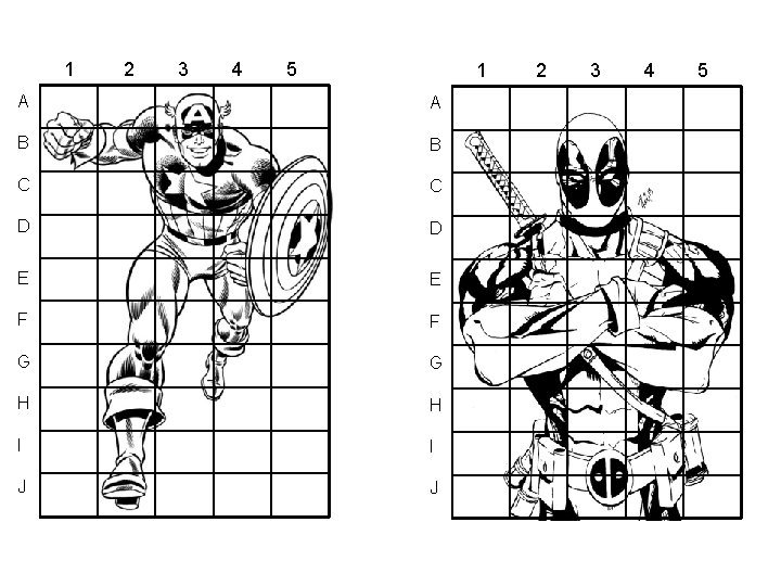 1 2 3 4 5 1 A A B B C C D D