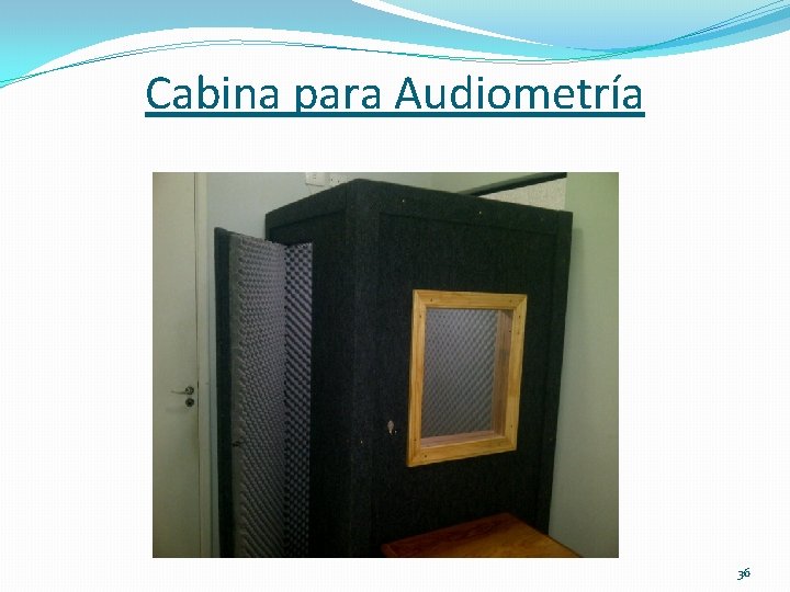 Cabina para Audiometría 36 