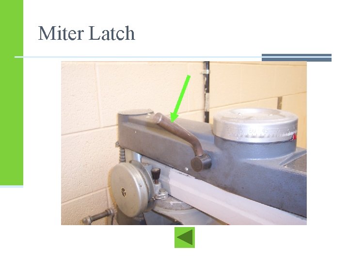 Miter Latch 