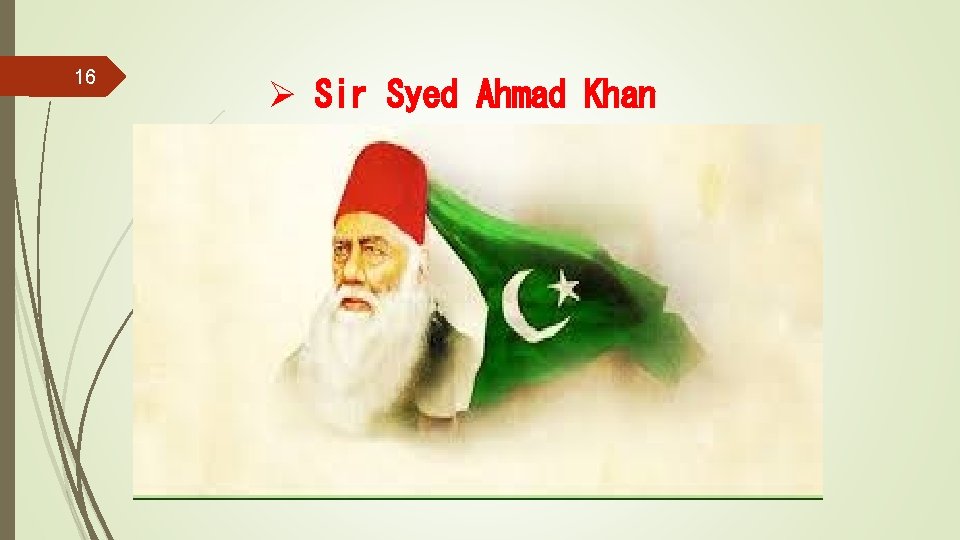 16 Ø Sir Syed Ahmad Khan 