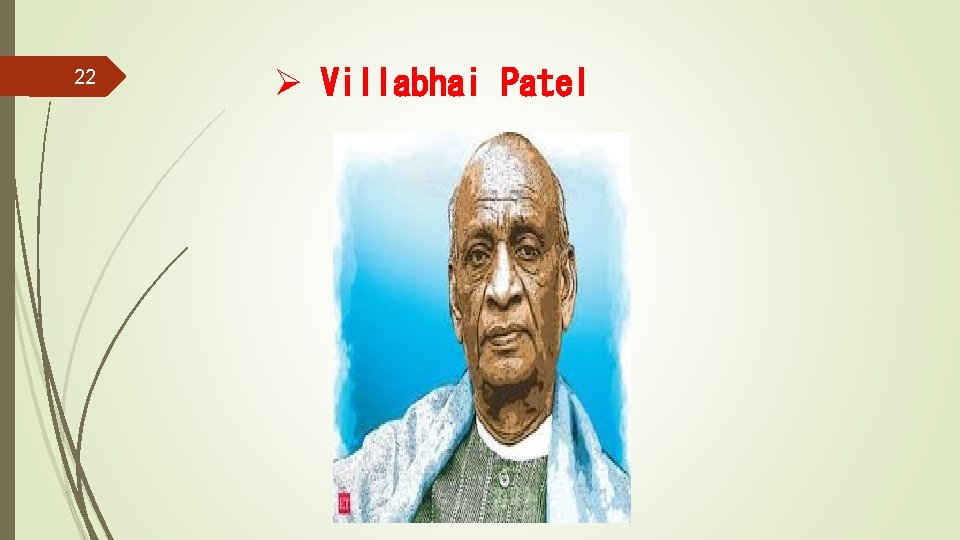 22 Ø Villabhai Patel 