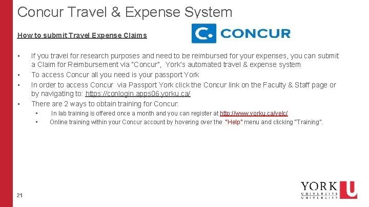 Concur Travel & Expense System How to submit Travel Expense Claims • • If Concur Travel & Expense System How to submit Travel Expense Claims • • If