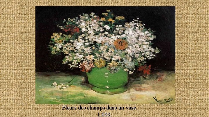 Fleurs des champs dans un vase. 1. 888. 