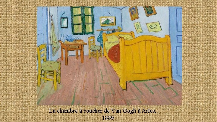 La chambre à coucher de Van Gogh à Arles. 1889 