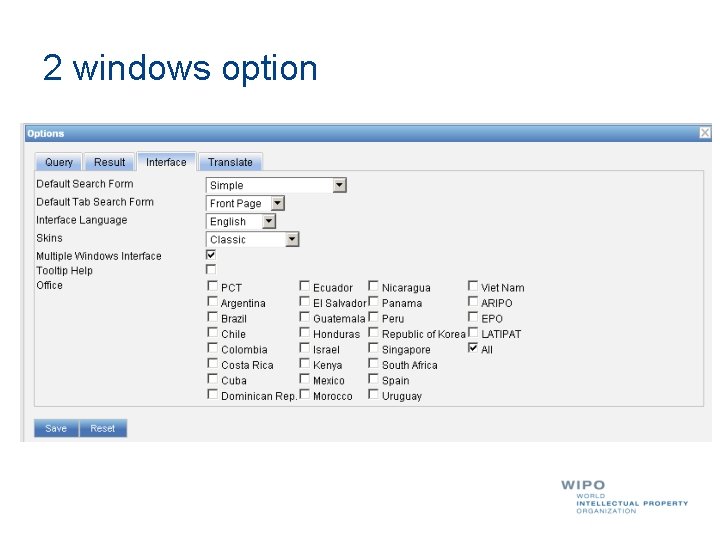 2 windows option 