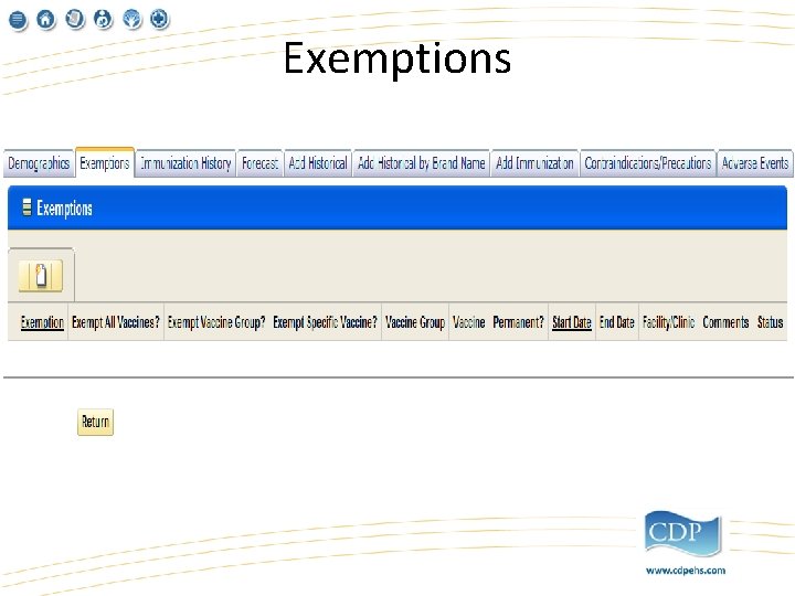 Exemptions 