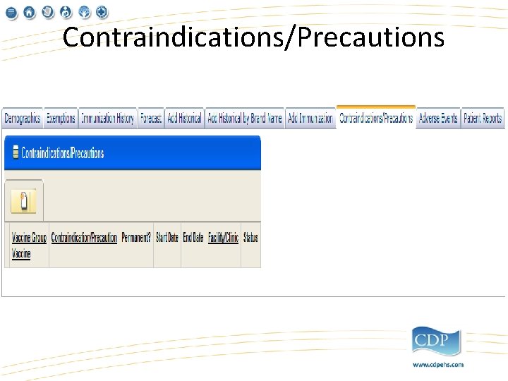 Contraindications/Precautions 
