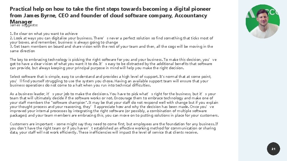 Practical help on how to take the first steps towards becoming a digital pioneer Practical help on how to take the first steps towards becoming a digital pioneer
