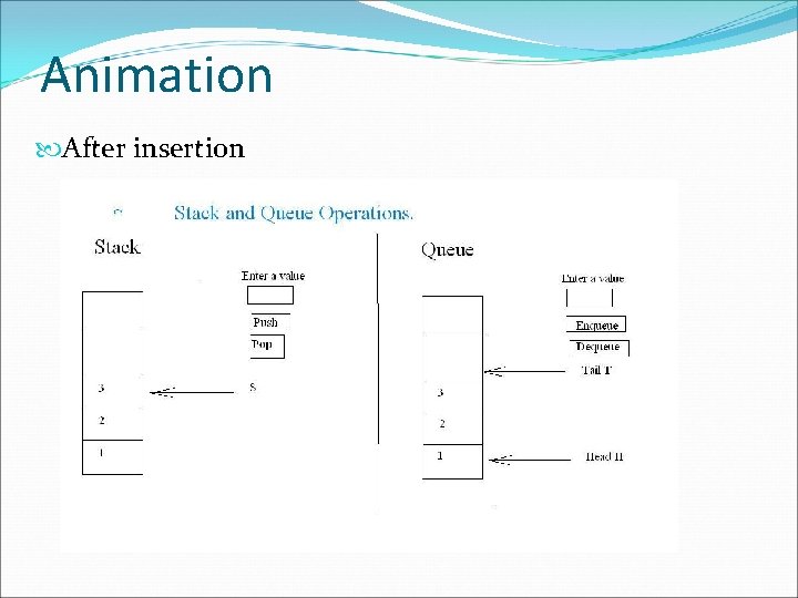 Animation After insertion 