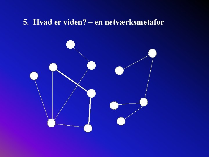 5. Hvad er viden? – en netværksmetafor 