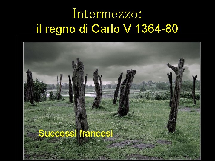 Intermezzo: il regno di Carlo V 1364 -80 Successi francesi 