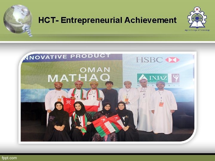 HCT- Entrepreneurial Achievement 
