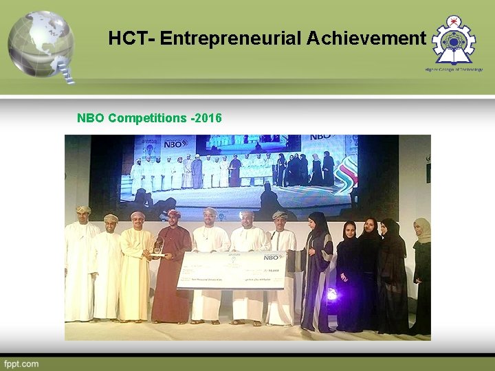 HCT- Entrepreneurial Achievement NBO Competitions -2016 