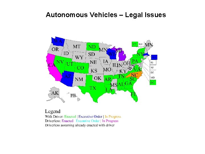 Autonomous Vehicles – Legal Issues 