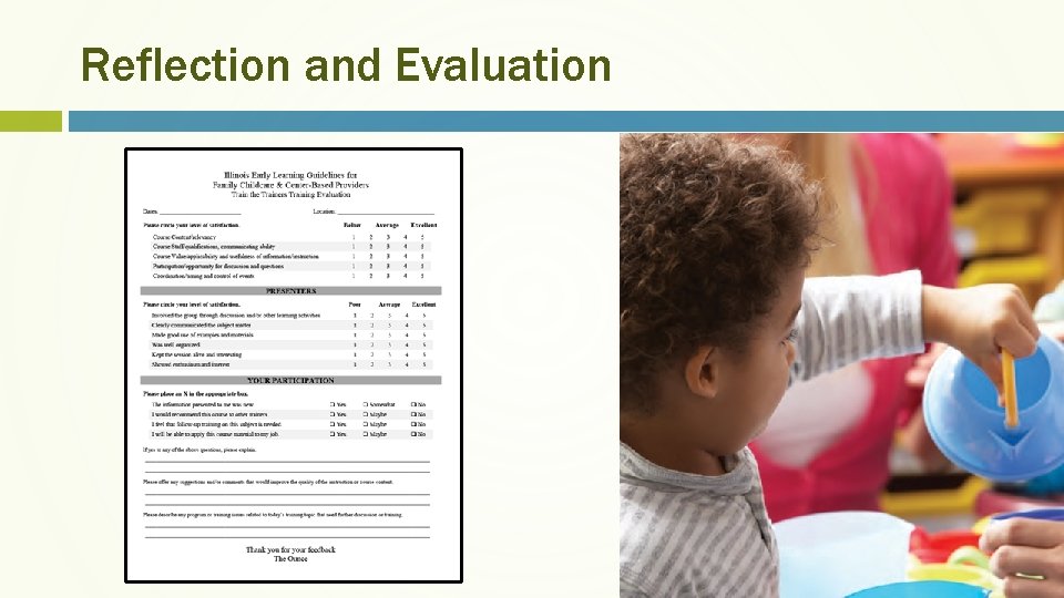 Reflection and Evaluation 