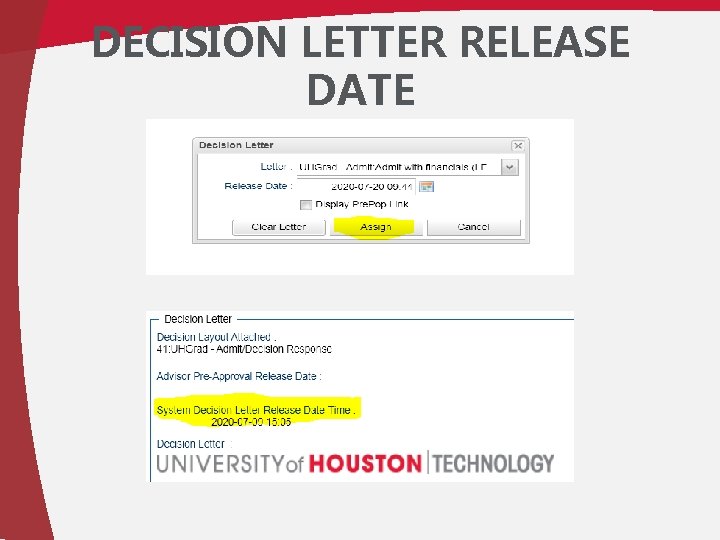 DECISION LETTER RELEASE DATE 