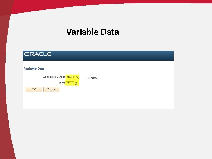 Variable Data 