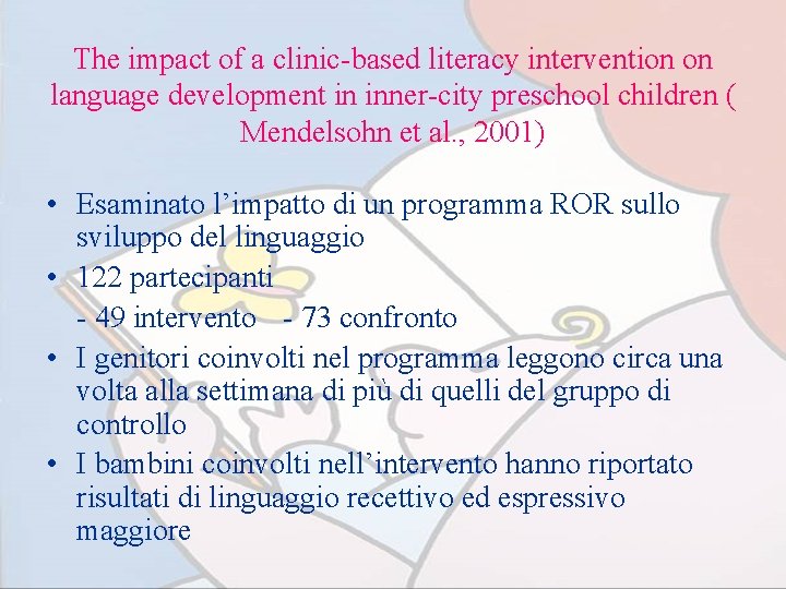 The impact of a clinic-based literacy intervention on language development in inner-city preschool children