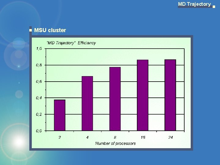 MD Trajectory MSU cluster 