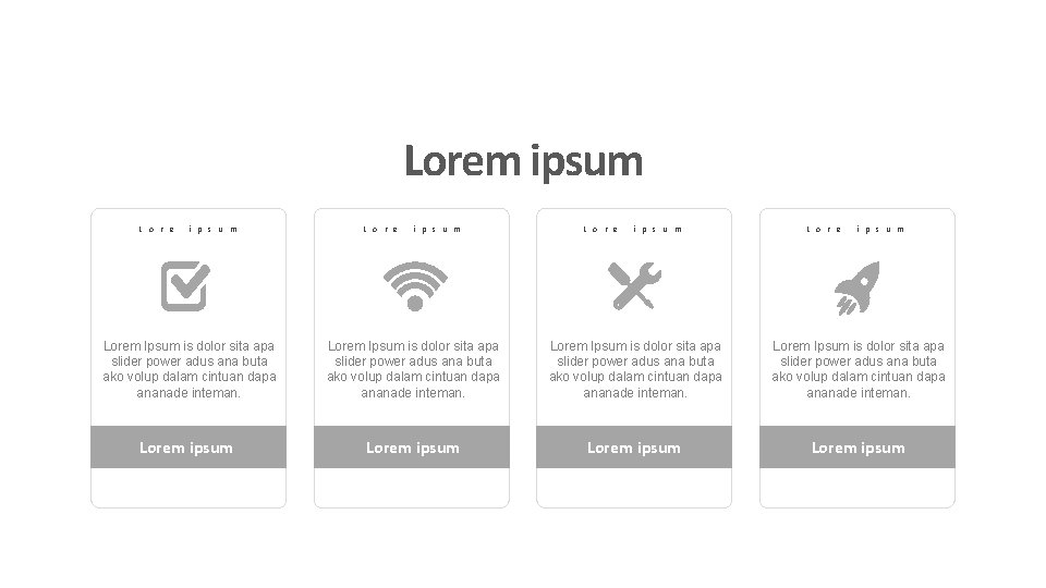 Lorem ipsum L o r e i p s u m Lorem Ipsum is