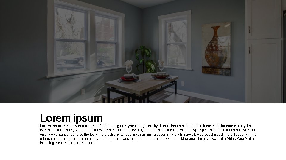 Lorem ipsum Lorem Ipsum is simply dummy text of the printing and typesetting industry.