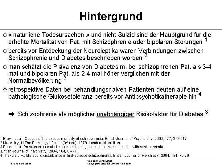 Hintergrund v « natürliche Todesursachen » und nicht Suizid sind der Hauptgrund für die