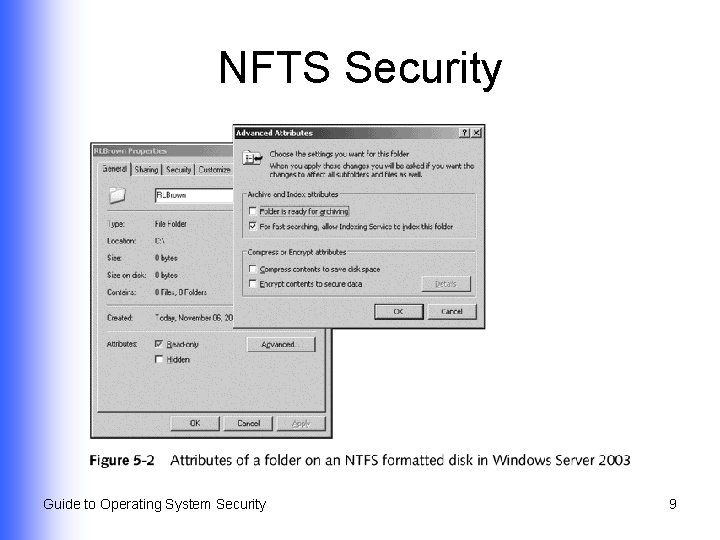 NFTS Security Guide to Operating System Security 9 