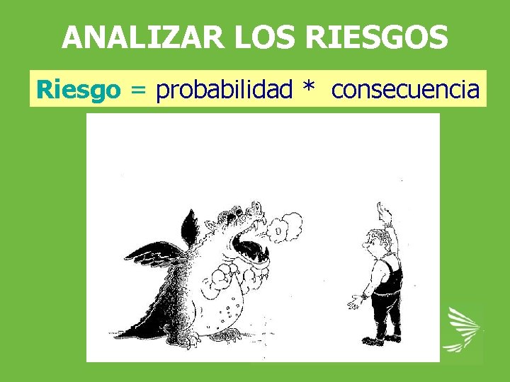 ANALIZAR LOS RIESGOS Riesgo = probabilidad * consecuencia ARP SURA 