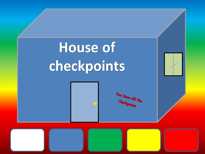 House of checkpoints You H ave Al Check l The points. 