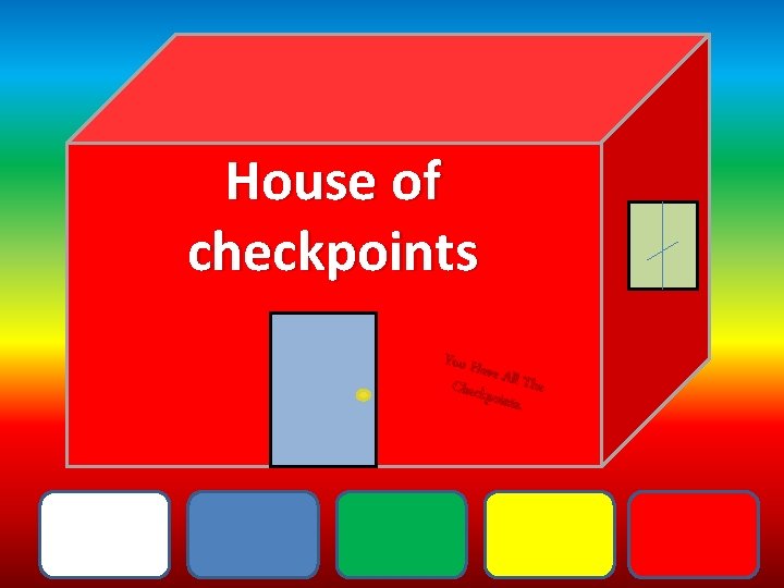 House of checkpoints You H ave Al Check l The points. 
