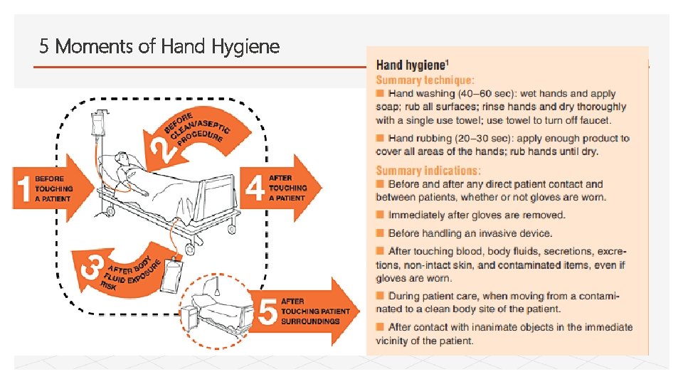 5 Moments of Hand Hygiene 