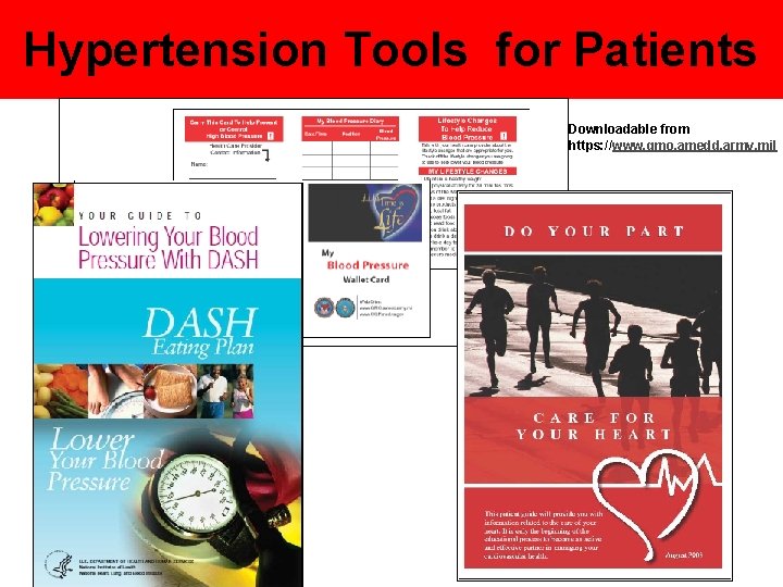 Hypertension Tools for Patients Downloadable from https: //www. qmo. amedd. army. mil 