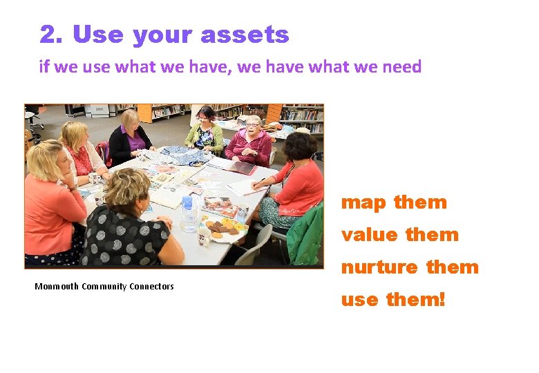 2. Use your assets if we use what we have, we have what we