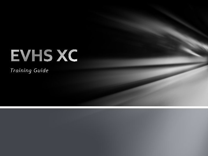 Training Guide Training Guide