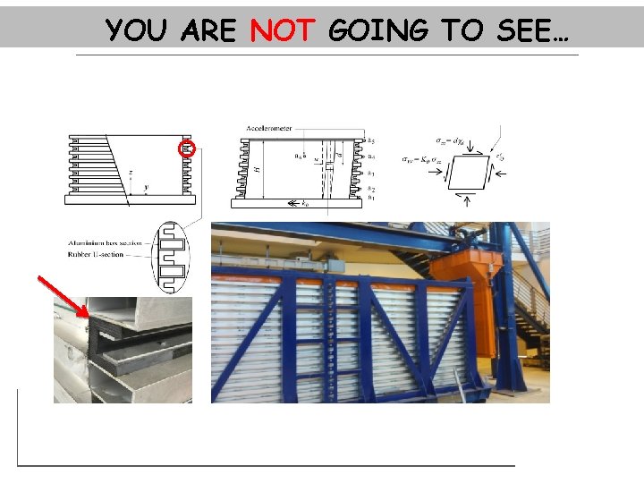 YOU ARE NOT GOING TO SEE… 