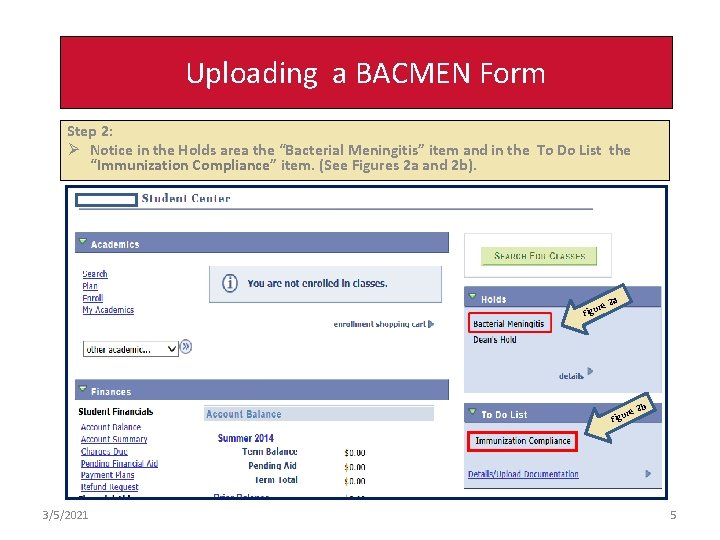 Uploading a BACMEN Form Step 2: Ø Notice in the Holds area the “Bacterial Uploading a BACMEN Form Step 2: Ø Notice in the Holds area the “Bacterial