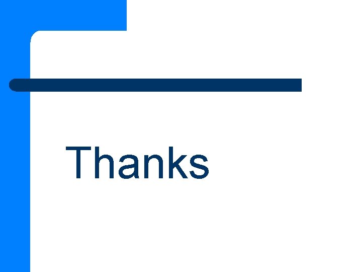 Thanks 
