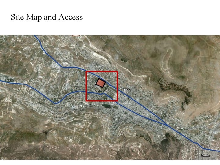 Site Map and Access 