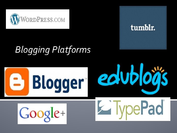 Blogging Platforms 
