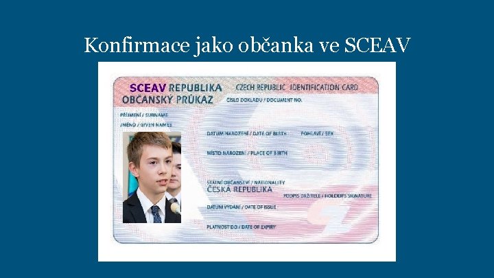 Konfirmace jako občanka ve SCEAV 