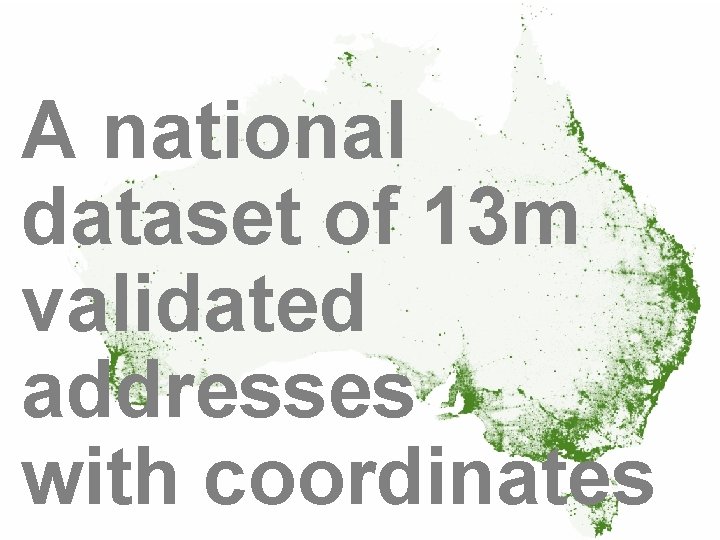 A national dataset of 13 m validated addresses with coordinates 