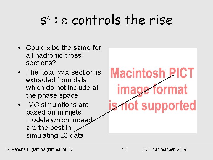se : e controls the rise • Could e be the same for all se : e controls the rise • Could e be the same for all